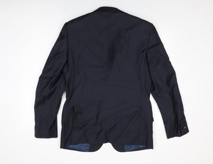 Mens UK Size 40 Linea Regular Black Suit Jacket