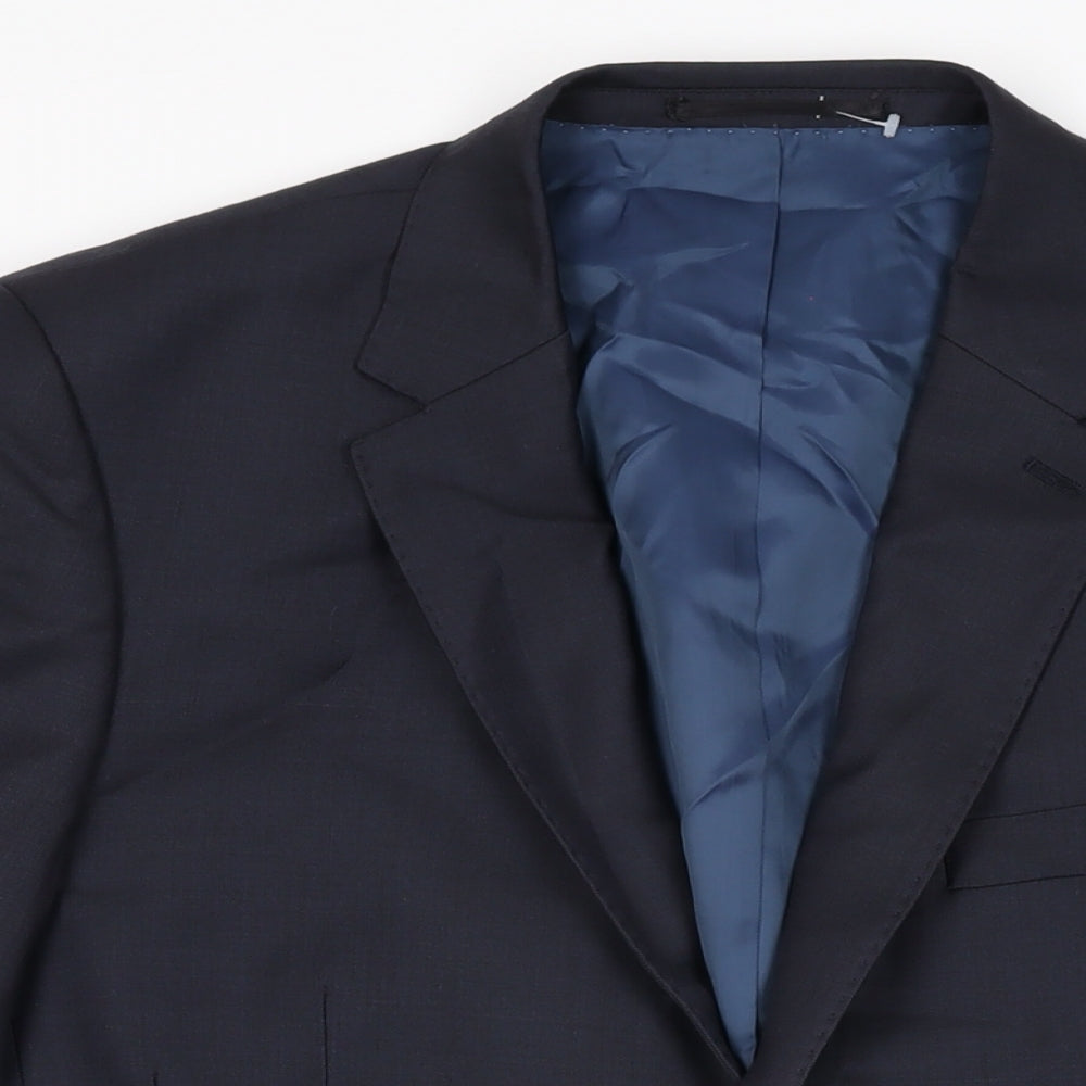 Mens UK Size 40 Linea Regular Black Suit Jacket