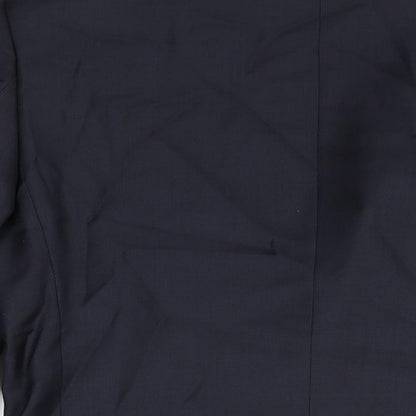 Mens UK Size 40 Linea Regular Black Suit Jacket