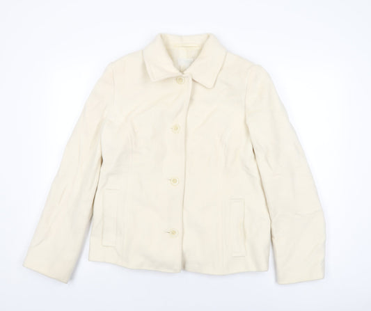 Womens UK Size 16 Marks and Spencer Ivory Jacket