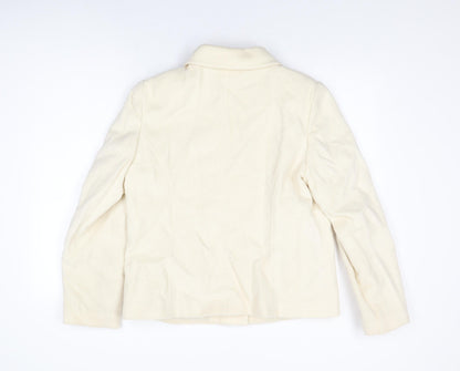 Womens UK Size 16 Marks and Spencer Ivory Jacket