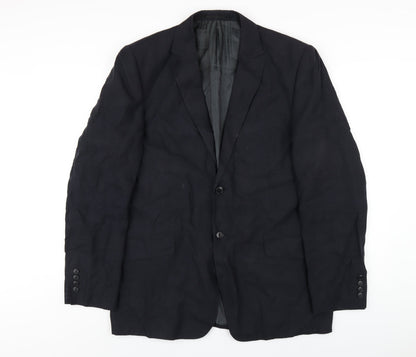 Mens UK Size 42 Fellini Regular Blue Suit Jacket