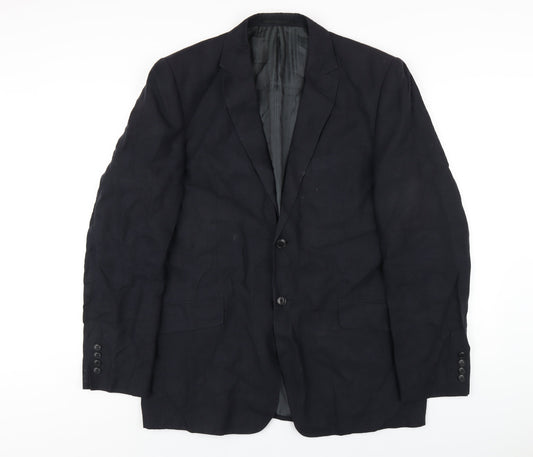 Mens UK Size 42 Fellini Regular Blue Suit Jacket