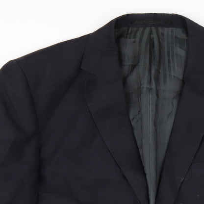 Mens UK Size 42 Fellini Regular Blue Suit Jacket