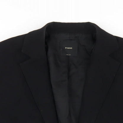 PINKO Womens Black Jacket Blazer Size 8