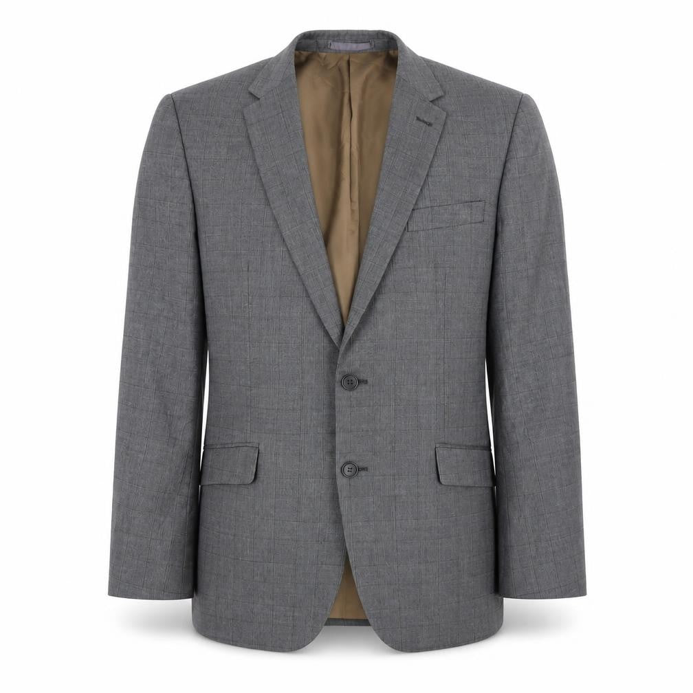 Mens UK Size 40 Aspen & Court Regular Grey Suit Jacket