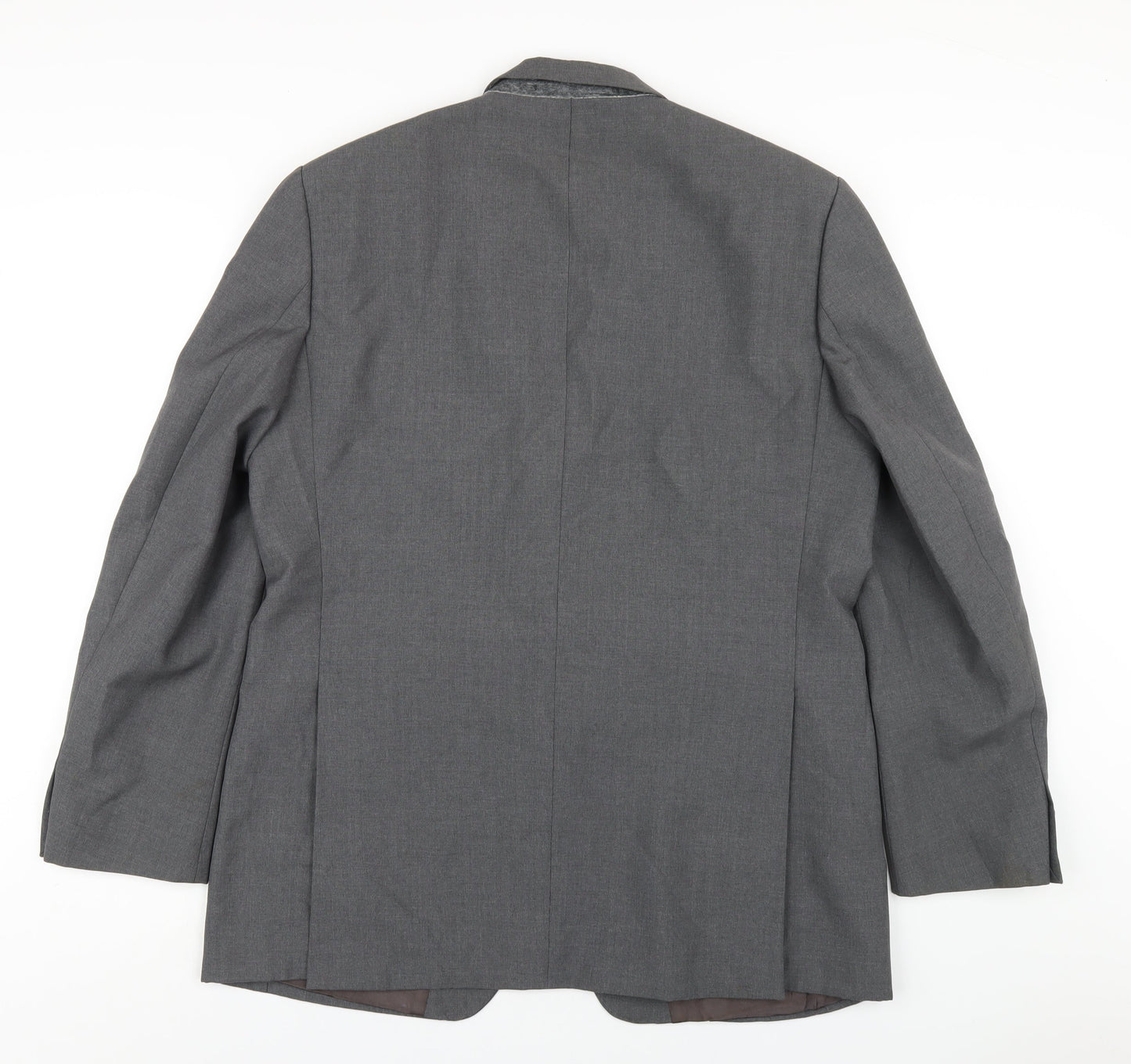 The Covent Garden Collection Mens Grey Polyester Jacket Blazer Size 44 Regular