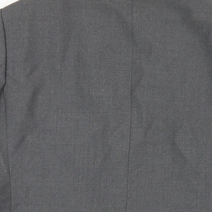The Covent Garden Collection Mens Grey Polyester Jacket Blazer Size 44 Regular