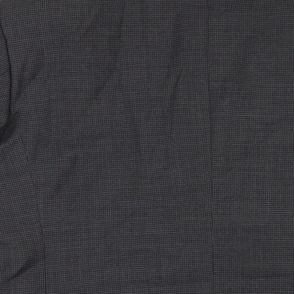 Tiger of Sweden Mens Grey Polyester Jacket Blazer Size 52 Regular