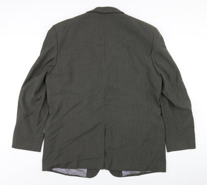 Mens UK Size 46 BHS Regular Green Suit Jacket