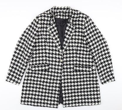 Womens UK Size 18 Bonmarché Black Overcoat
