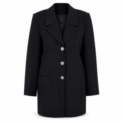 Sasha Womens Blue Jacket Blazer Size 14 Button