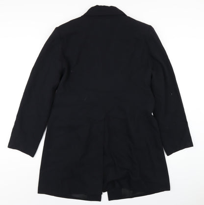 Sasha Womens Blue Jacket Blazer Size 14 Button