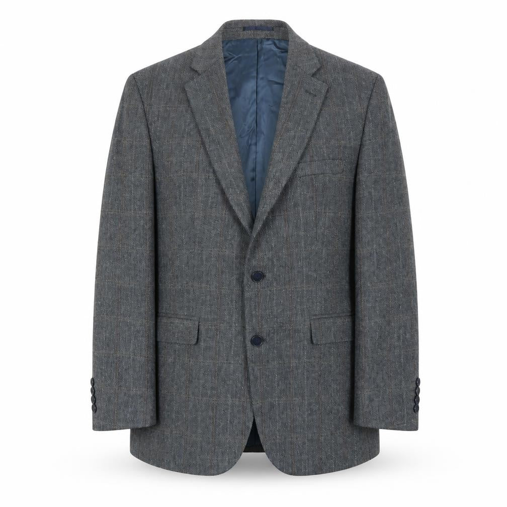 Mens UK Size 42 Wellington Regular Blue Suit Jacket