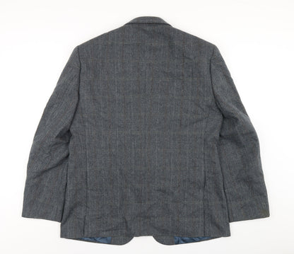 Mens UK Size 42 Wellington Regular Blue Suit Jacket
