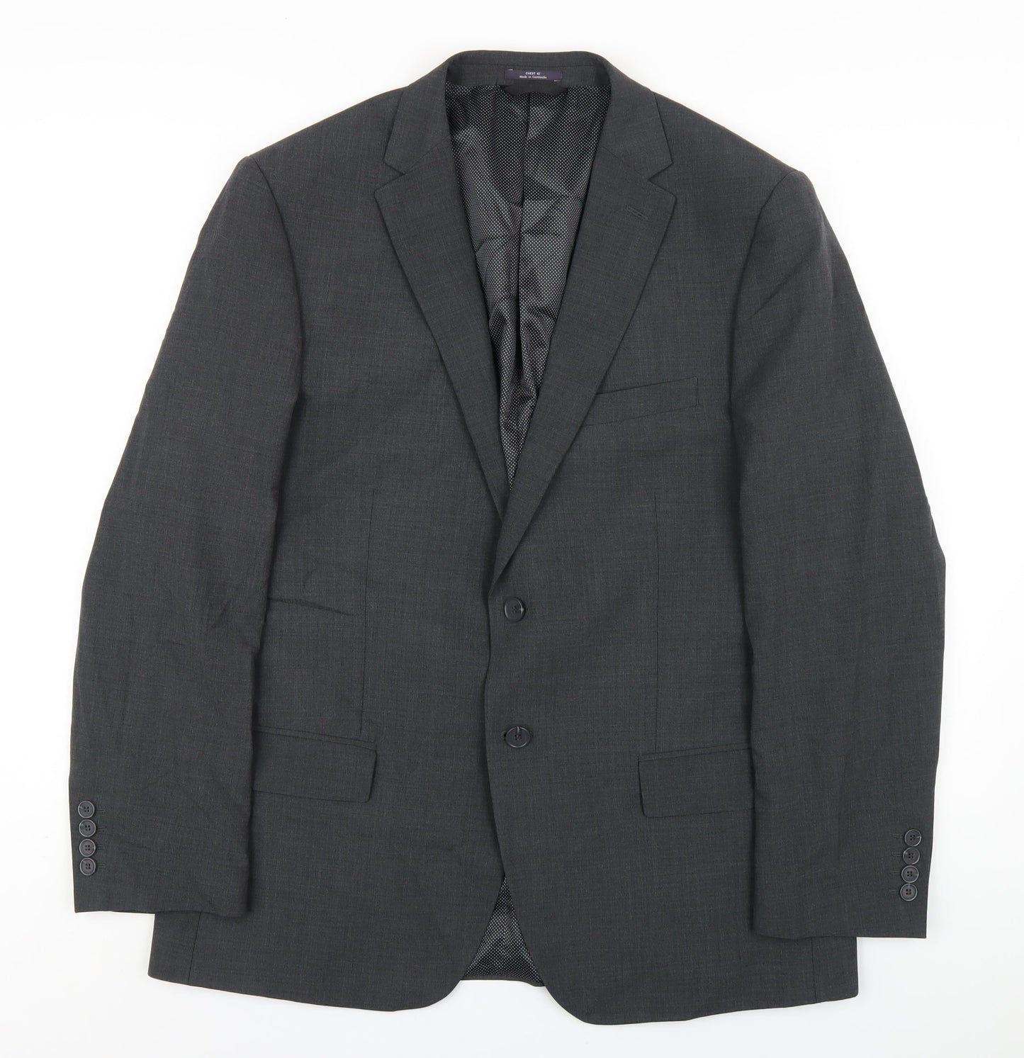 Mens UK Size 42 Marks and Spencer Regular Grey Suit Jacket