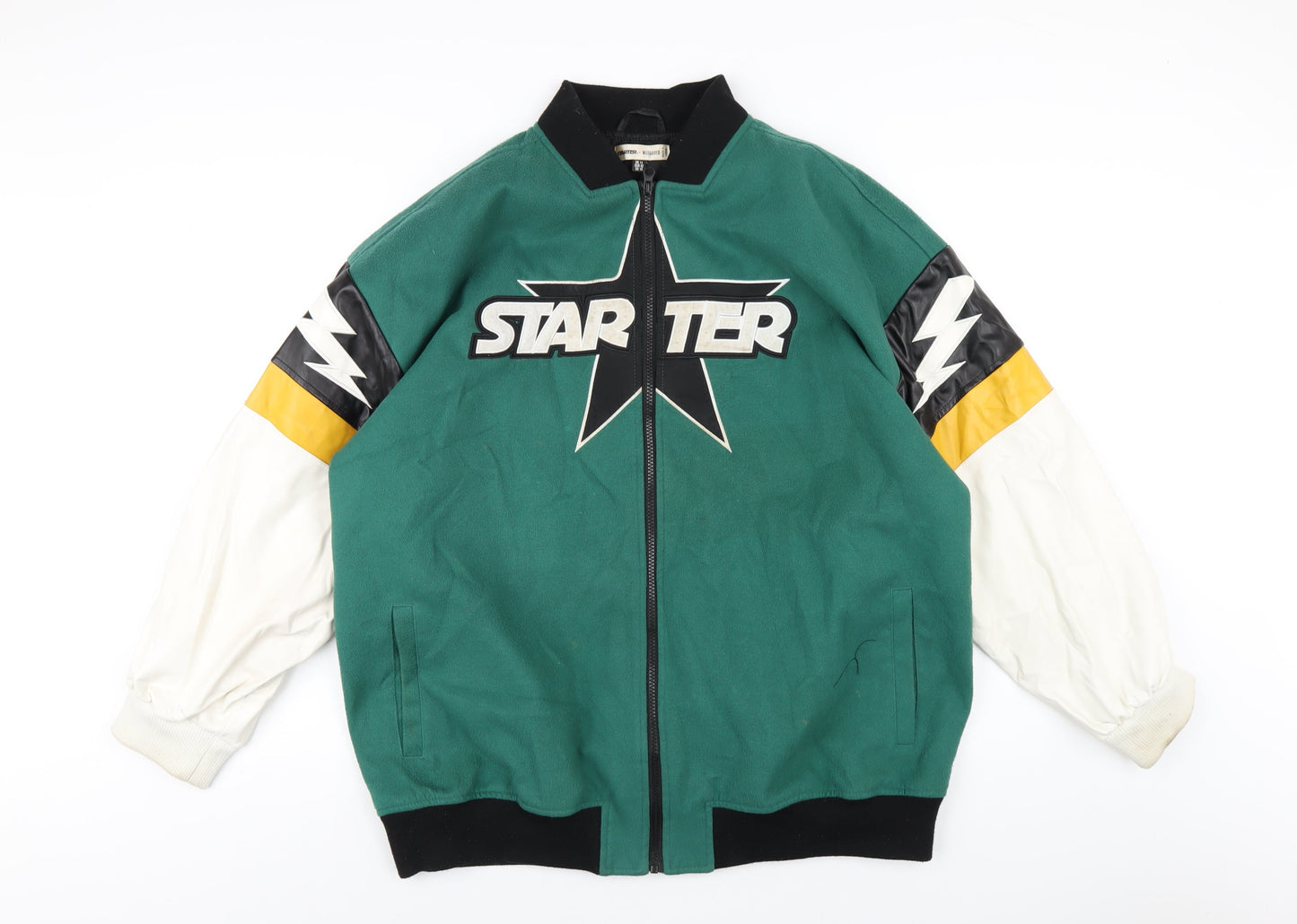 Missguided Womens Multicoloured Bomber Jacket Coat Size 14 Zip