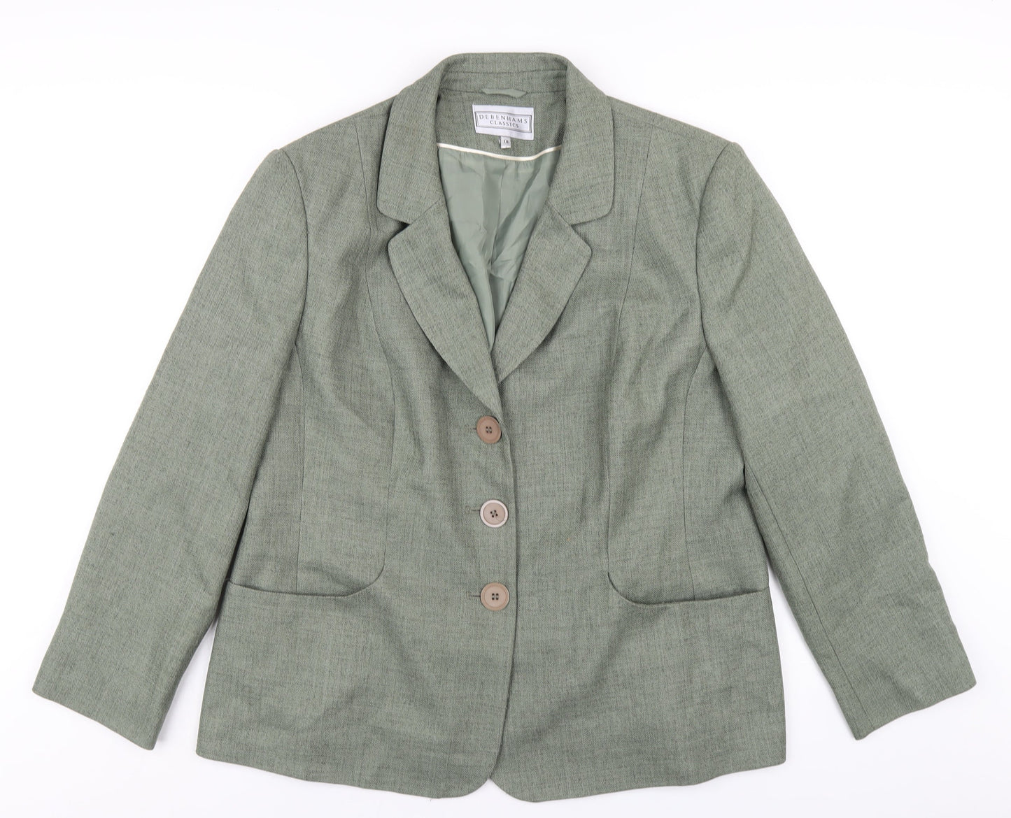 Womens UK Size 18 Debenhams Green Jacket