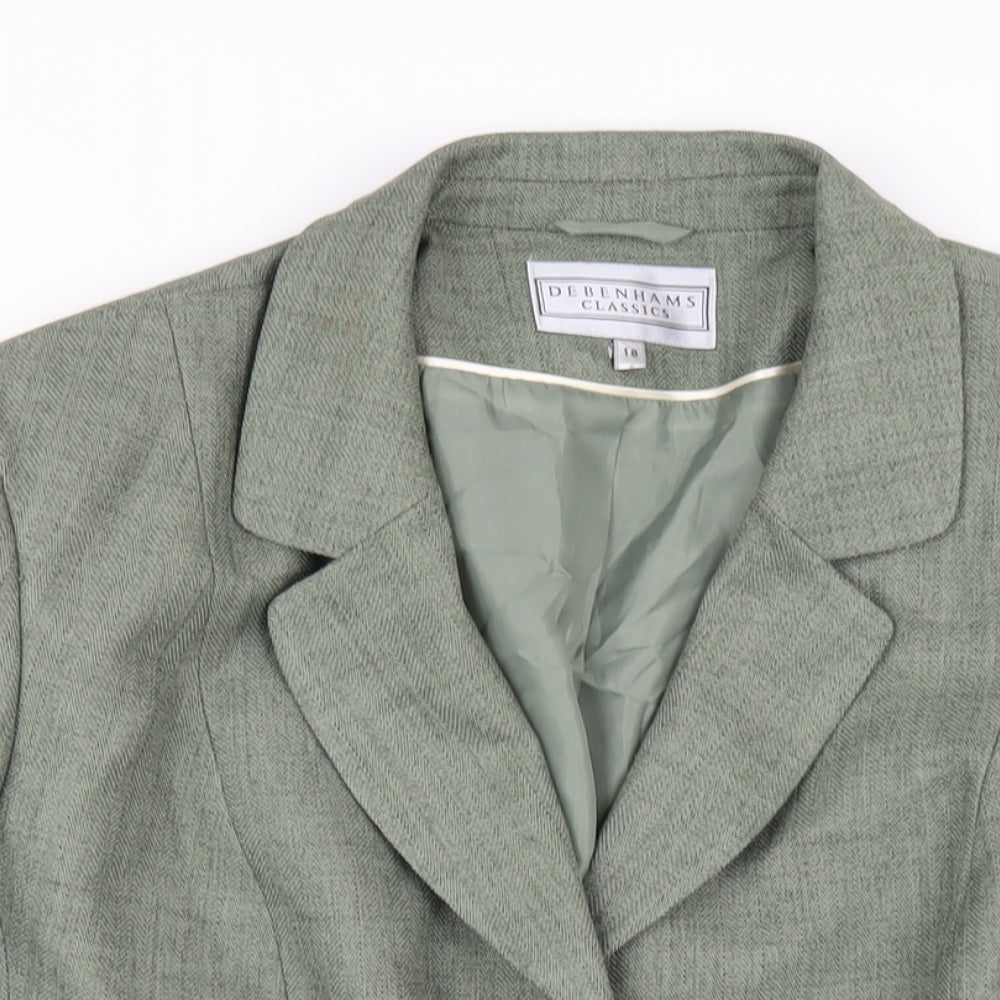Womens UK Size 18 Debenhams Green Jacket