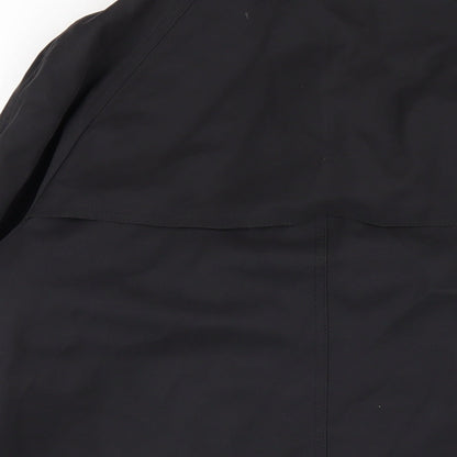 Womens UK Size 10 David Barry Black Trench Coat