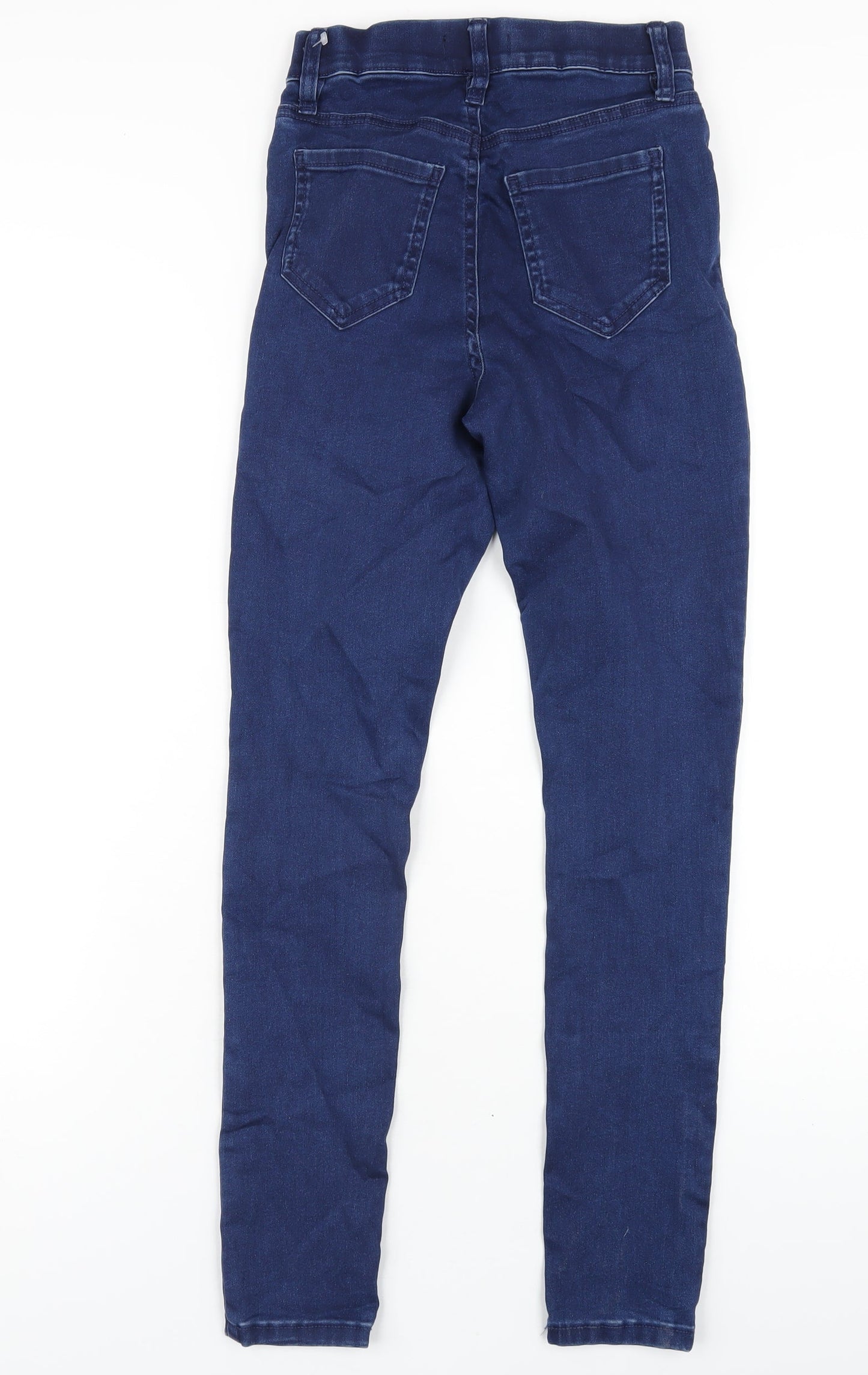 F&F Womens Blue Cotton Jegging Jeans Size 6 L30 in Regular