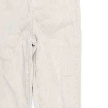 Womens UK Size 10 Toxik3 Regular Fit Skinny Beige Jeans