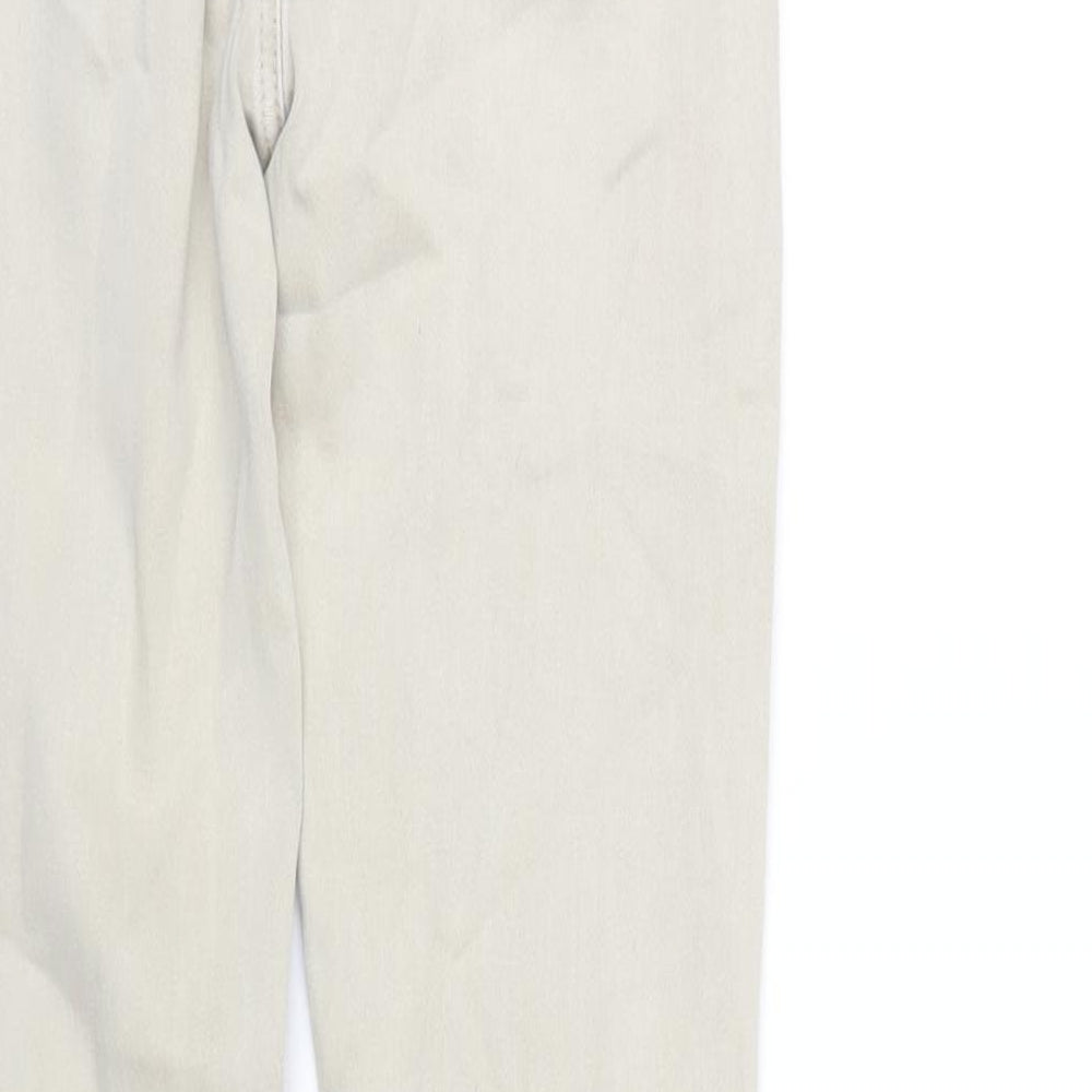 Womens UK Size 10 Toxik3 Regular Fit Skinny Beige Jeans