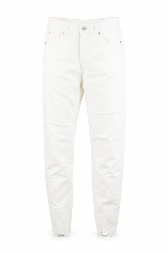 Womens UK Size 12 Denim & Co. Regular Fit Skinny White Jeans