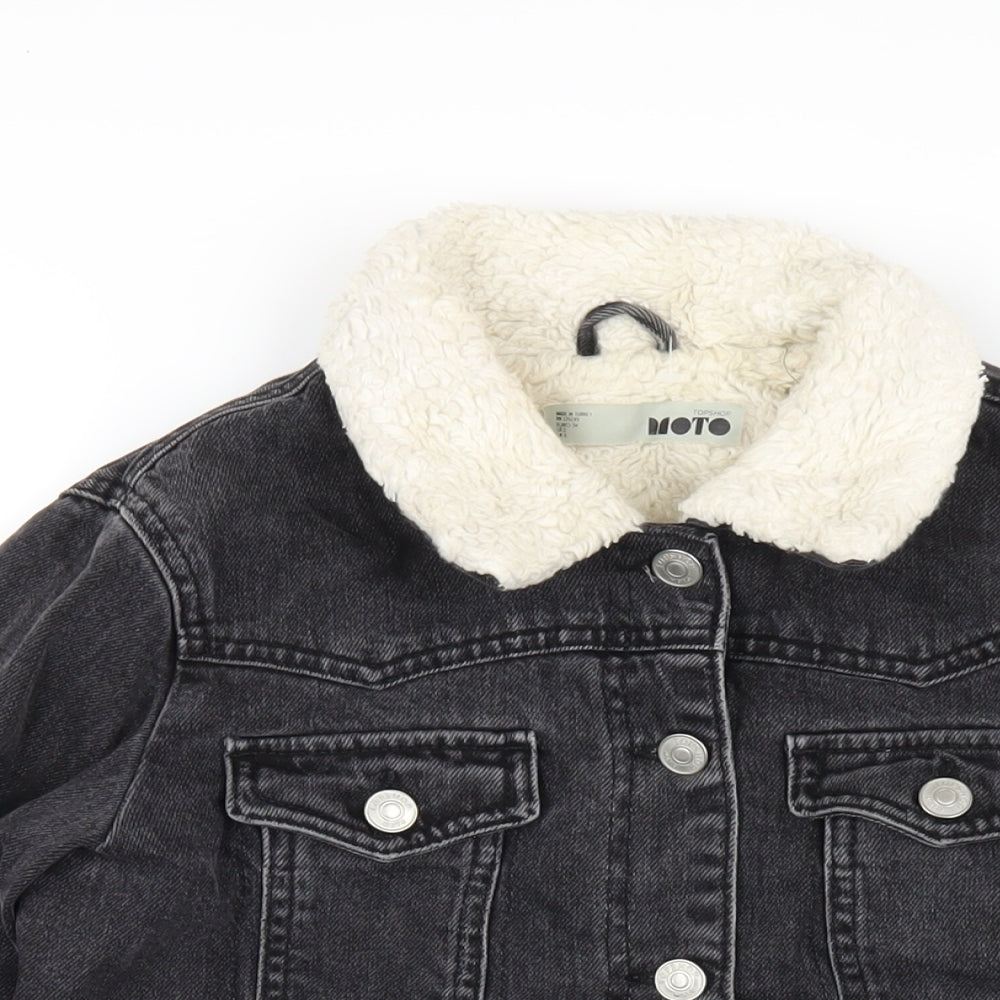 Womens UK Size 6 Topshop Black Jacket