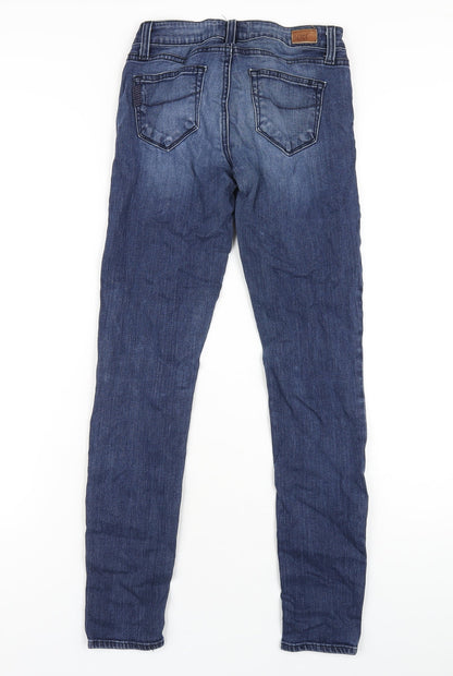 Womens UK Size 24 in Paige Regular Fit Skinny Blue Jeans