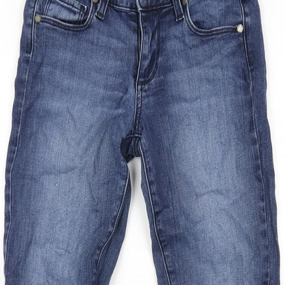 Womens UK Size 24 in Paige Regular Fit Skinny Blue Jeans