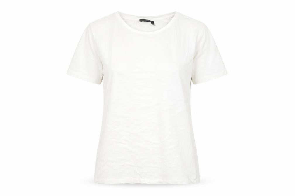 Womens UK Size M ASOS White Basic T-Shirt