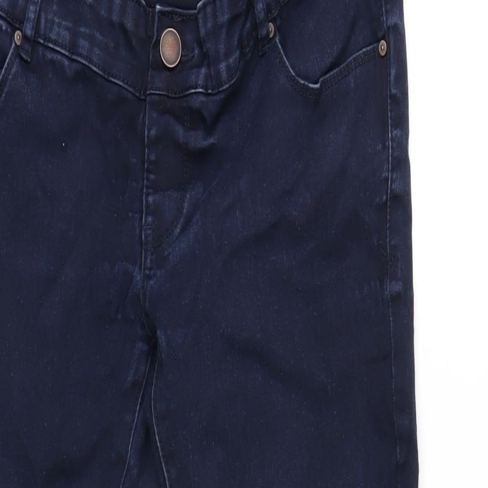 New Look Womens Blue Cotton Skinny Jeans Size 10 L29 in Regular