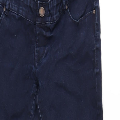 New Look Womens Blue Cotton Skinny Jeans Size 10 L29 in Regular