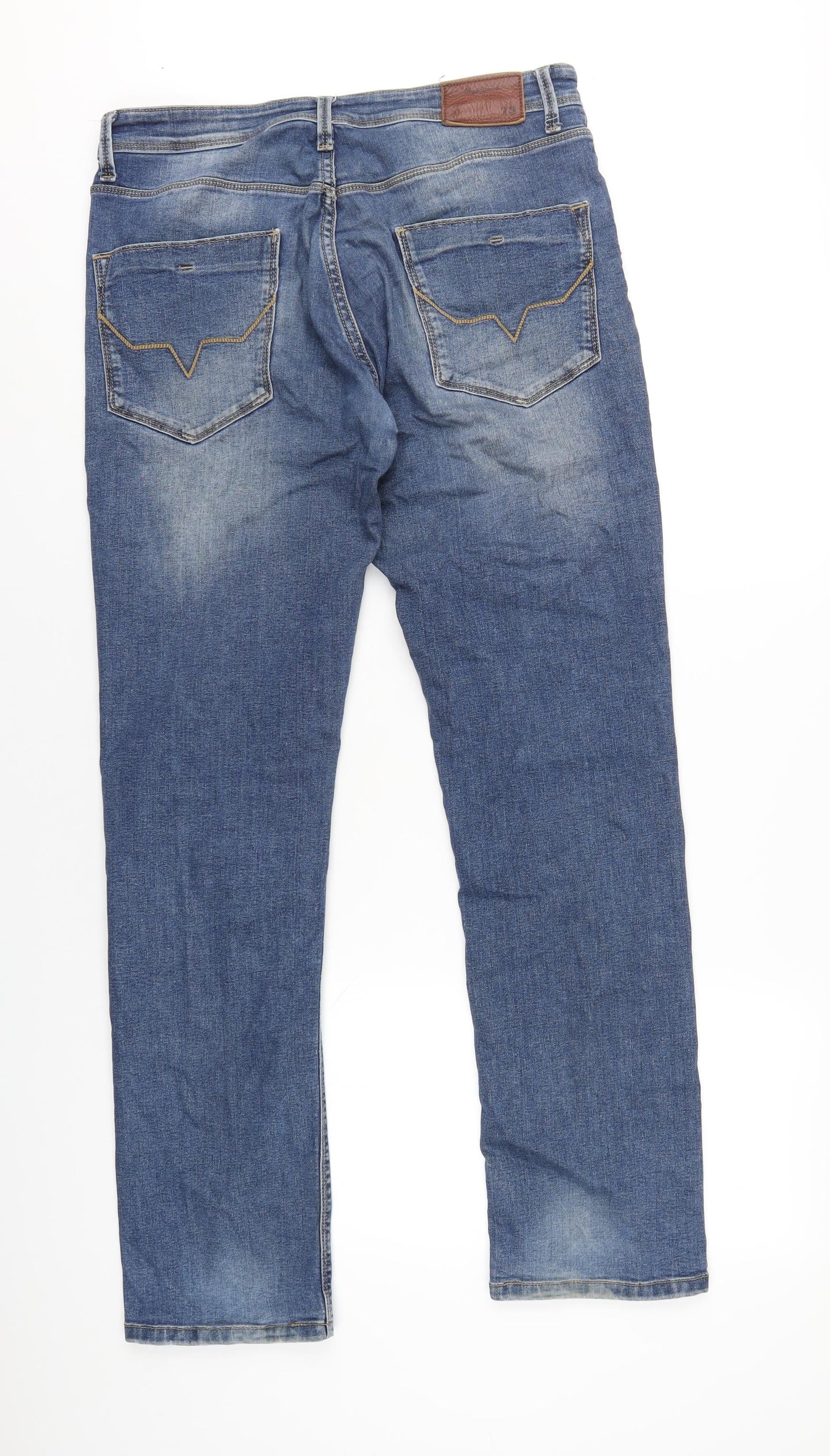 Mens UK Size 32 in Pepe Jeans Regular Fit Straight Blue Jeans