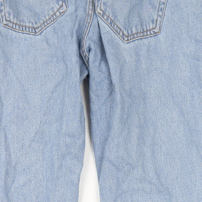 Don't Think Twice Womens Blue Cotton Mom Jeans Size 32 in L32 in Regular Zip