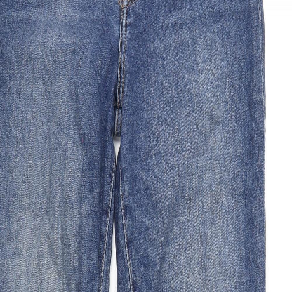 Womens UK Size 8 H&M Regular Fit Mom Blue Jeans