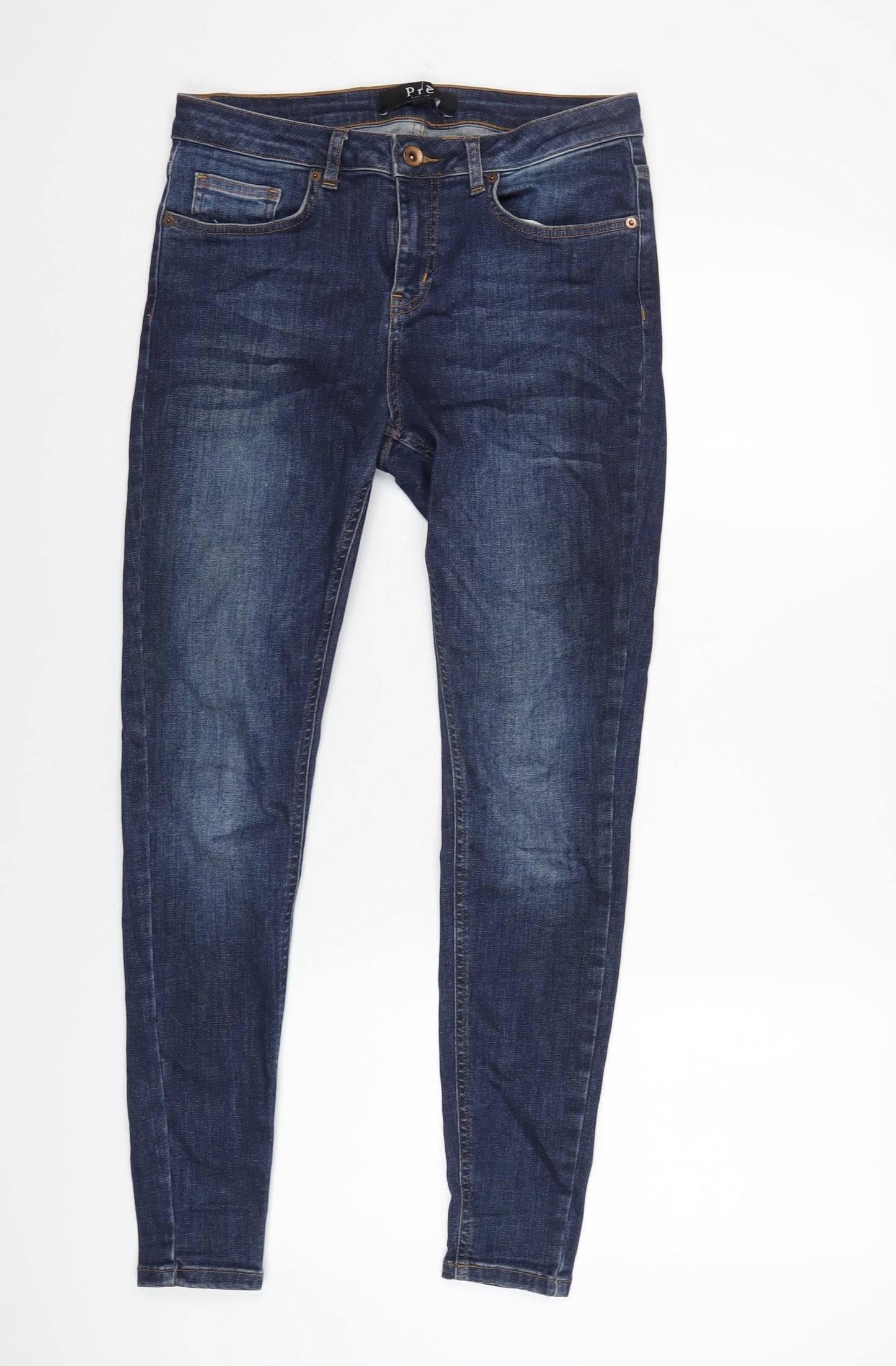 Mens UK Size 30 in Pre Regular Fit Skinny Blue Jeans