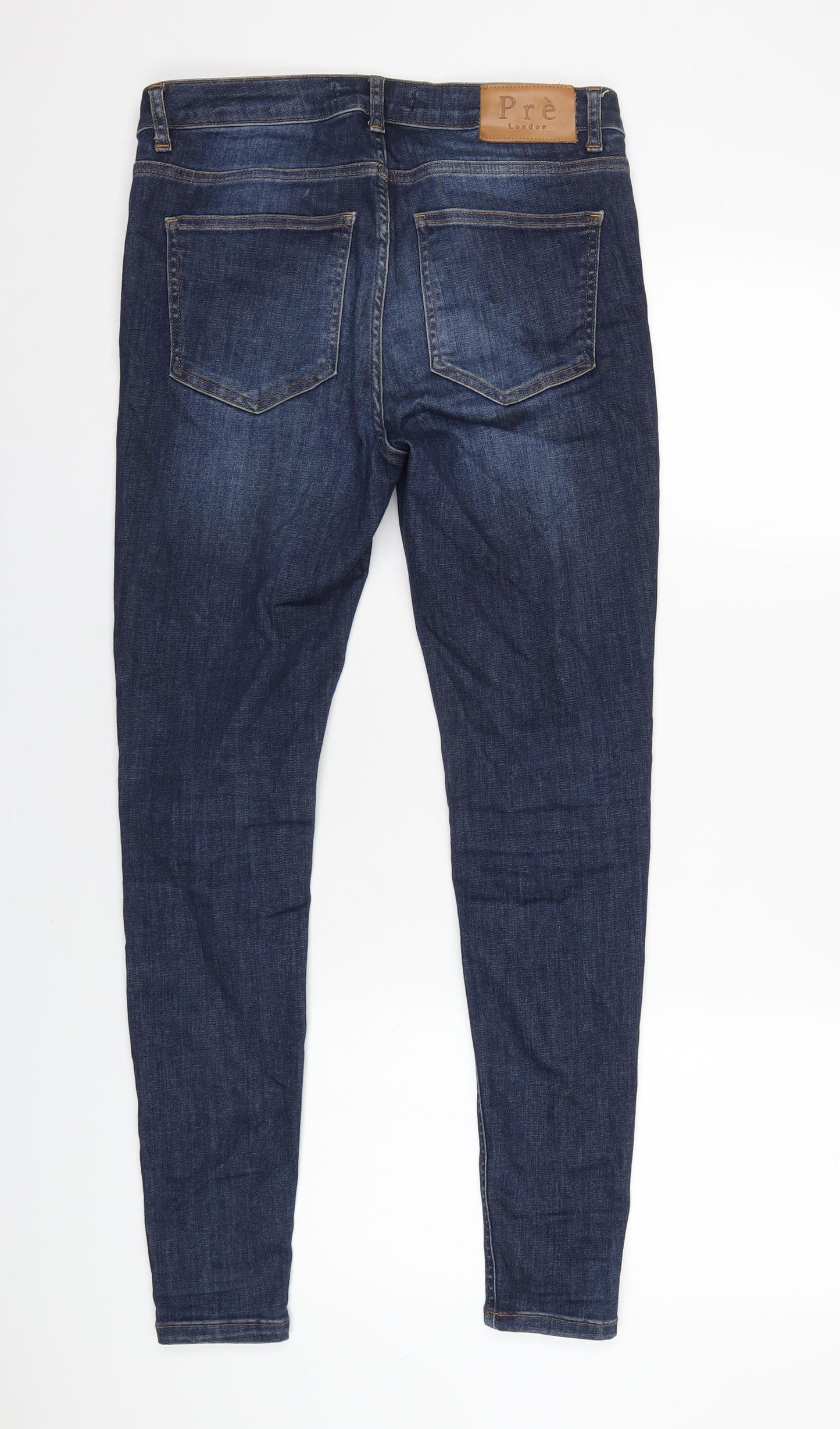 Mens UK Size 30 in Pre Regular Fit Skinny Blue Jeans