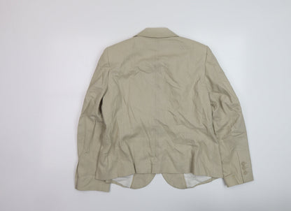 Womens UK Size 16 Marks and Spencer Beige Jacket
