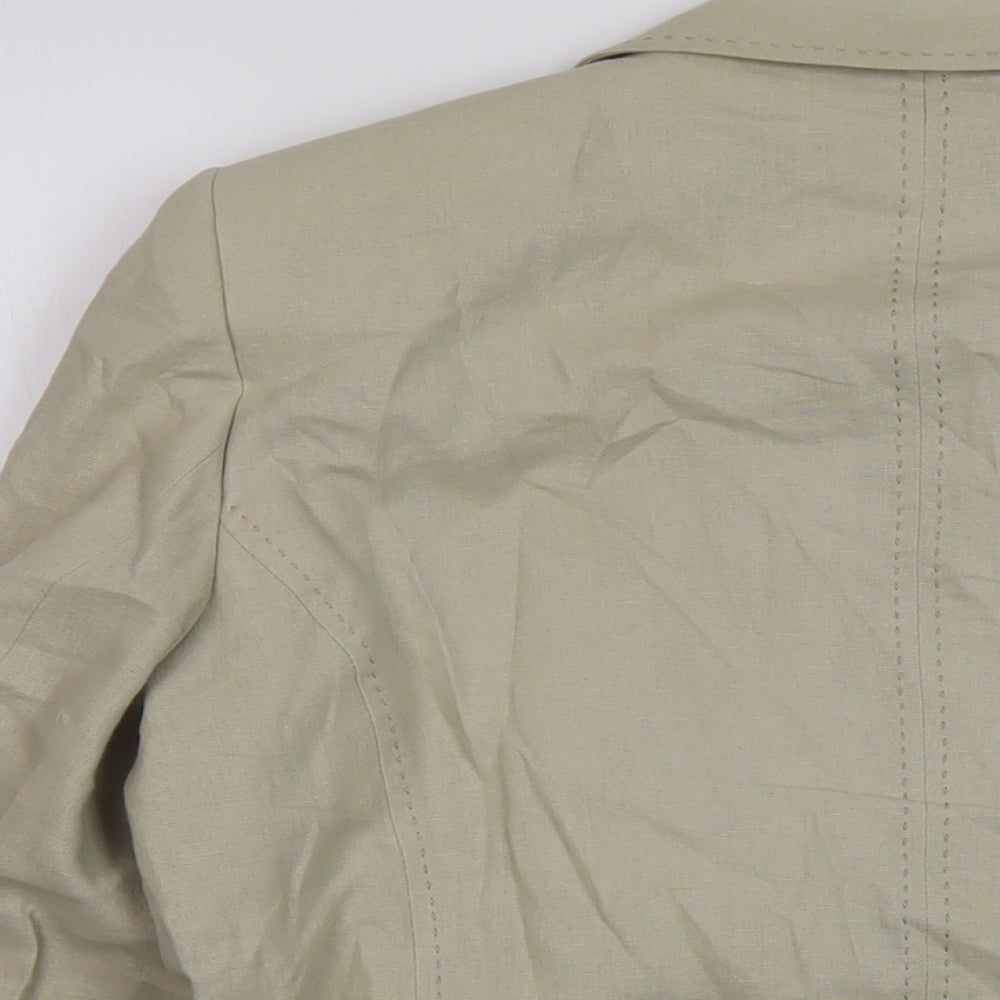 Womens UK Size 16 Marks and Spencer Beige Jacket