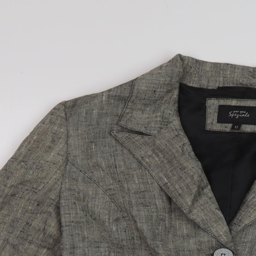 Womens UK Size 12 Per Una Beige Jacket