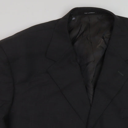 TED LAPIDUS Mens Grey Wool Jacket Suit Jacket Size 52 Regular
