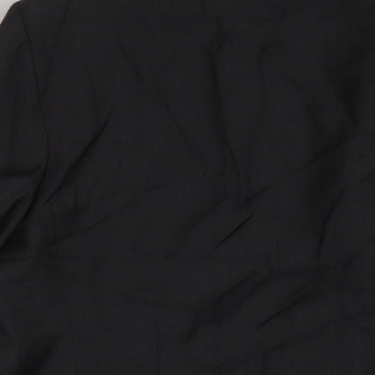 TED LAPIDUS Mens Grey Wool Jacket Suit Jacket Size 52 Regular