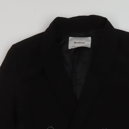 Womens UK Size M Stradivarius Black Jacket