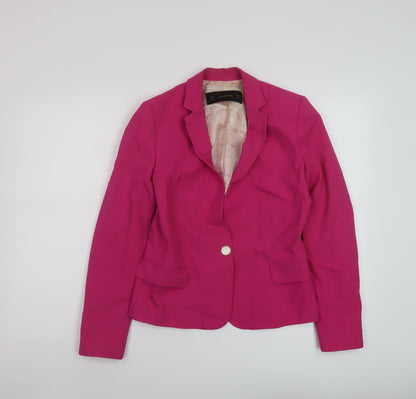 Womens UK Size S Zara Pink Jacket
