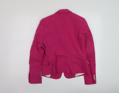Womens UK Size S Zara Pink Jacket
