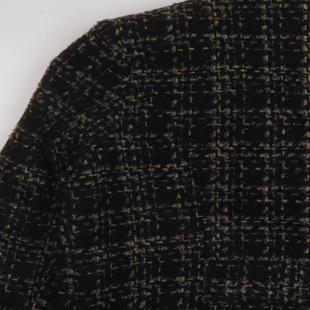 Womens UK Size 12 Bonmarché Black Overcoat