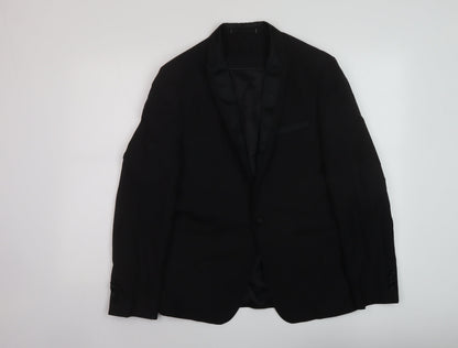 Mens UK Size 36 Marks and Spencer Regular Black Suit Jacket