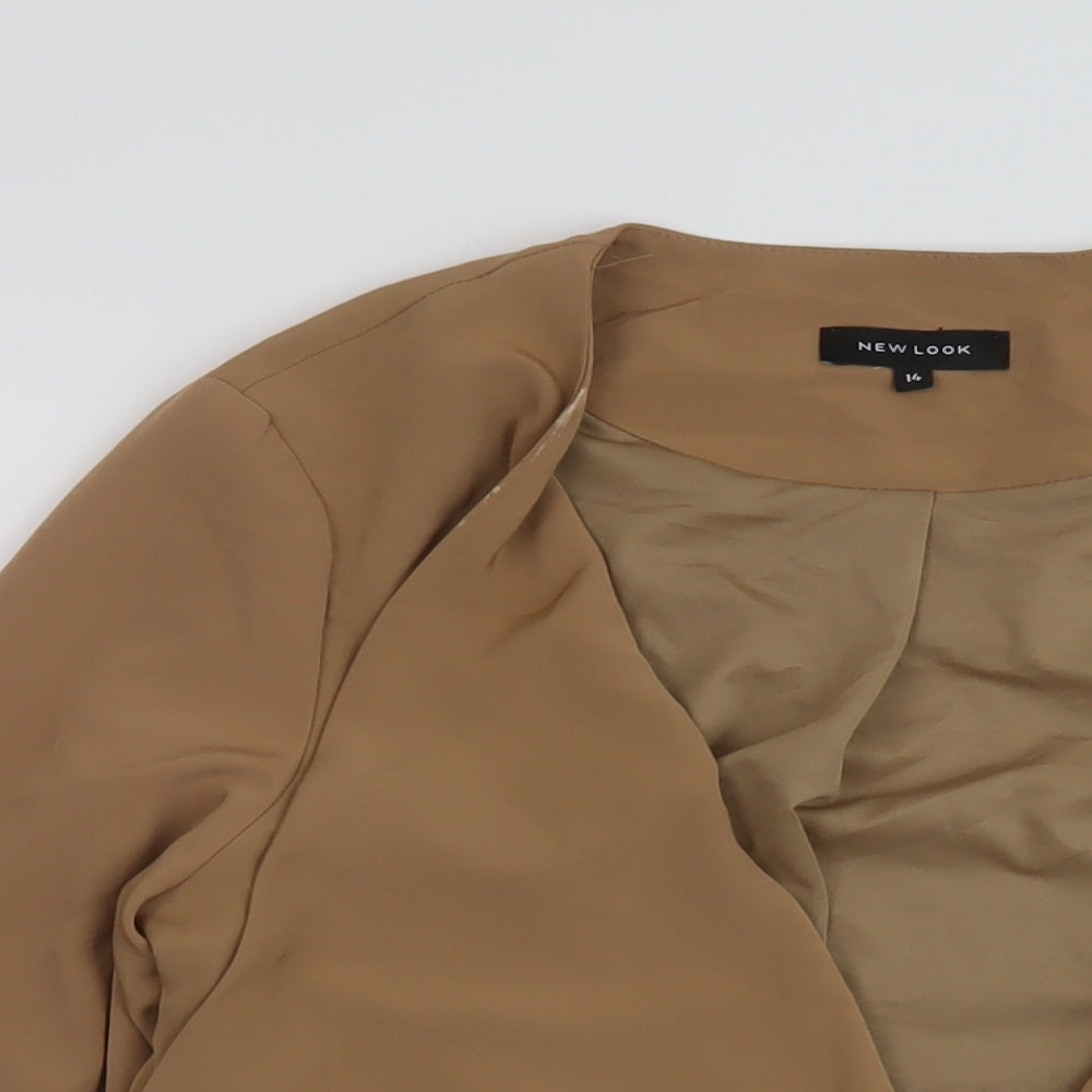 Womens UK Size 14 New Look Brown Jacket